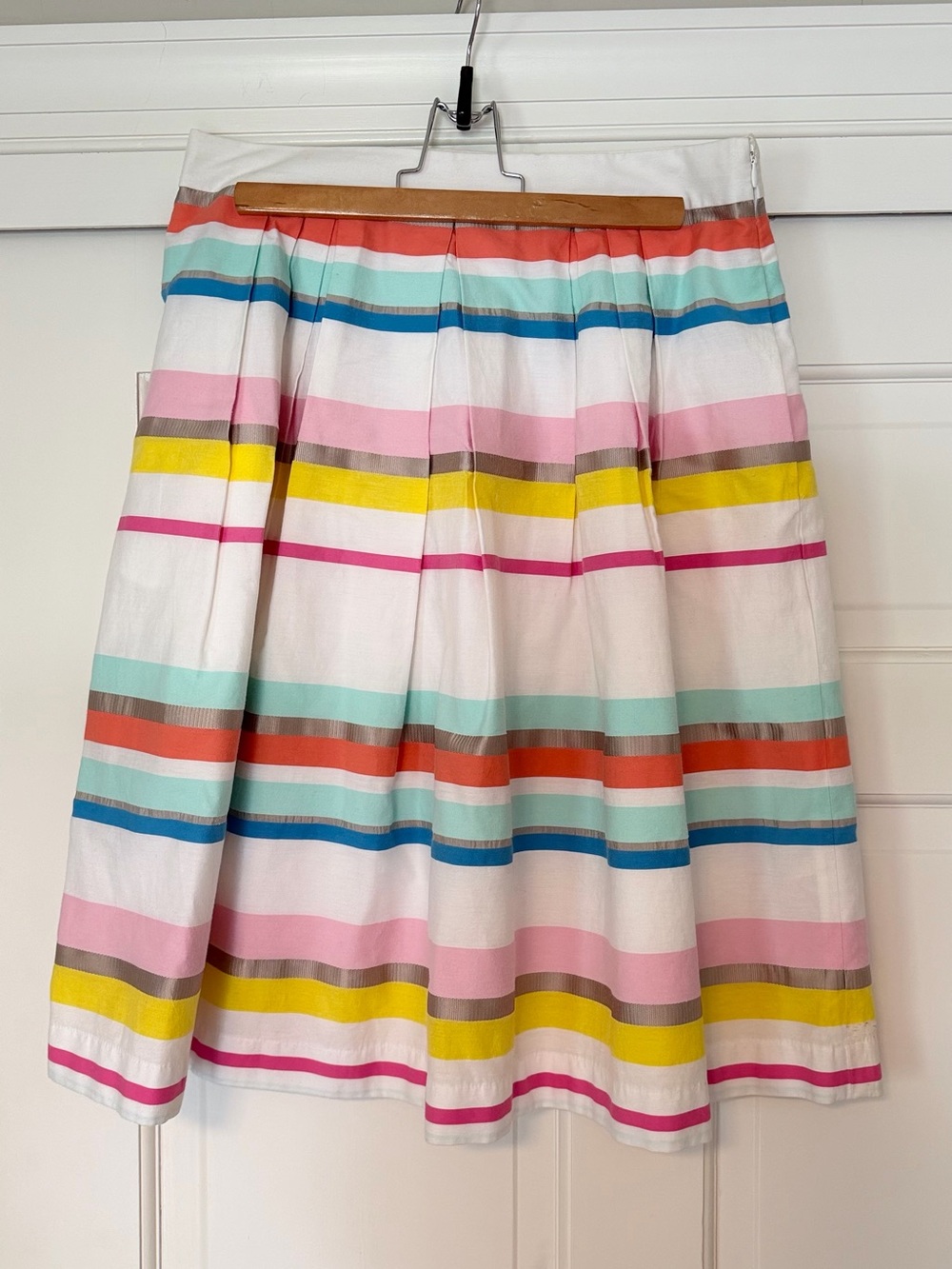 kate spade Multicolor Striped High-Low Skirt - Picture 4 of 4